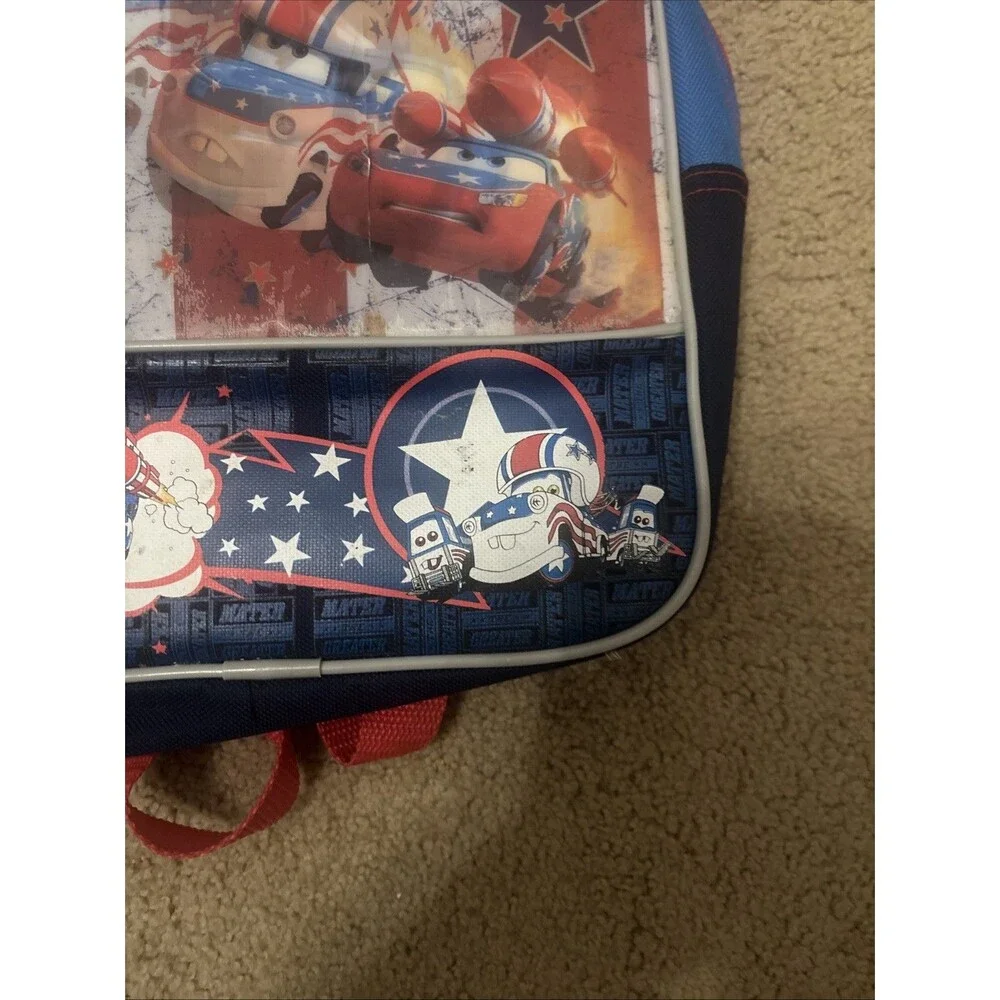 Lightning McQueen and mater Dynamic Duo Back pack holographic vintage kids